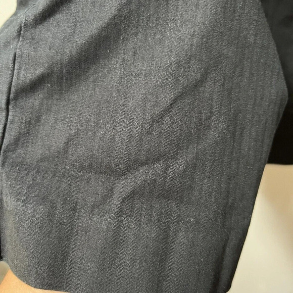 Vintage Y2K INC Women's Black Cropped Pants 4P Straight Leg Minimalist - Picture 7 of 10